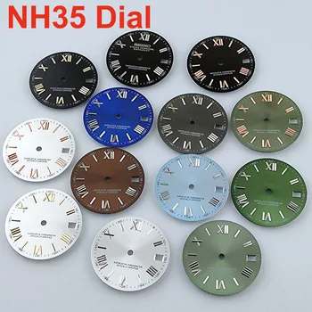 NH35 dial 28.5mm S dial Rome letters dial fit NH35 NH36 judesių laikrodžių priedų taisymo įrankis