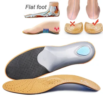 odiniai ortotiniai vidpadžiai batams Padas tinka O/X kojoms Pataisytos plokščios pėdos Aukšta arkos atrama Ortopedinis įrankis Pėdų priežiūros įrankiai