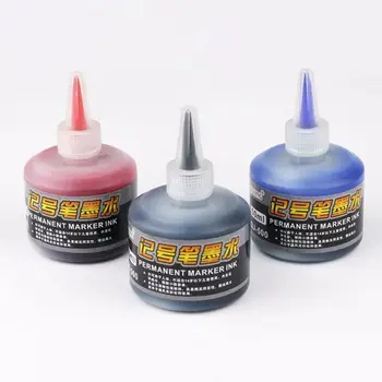 Office Supplies Instant Dry Marker Pens Ink Black Pen Refill Ink Graffiti Ink Oil Marker Penner Permanent Ink