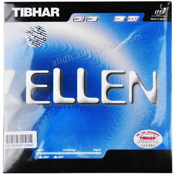 Original Tibhar ELLEN stalo teniso gumos lankui atspari guma su kempinės apsauga stalo teniso raketės ašmenims geras valdymas