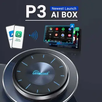 OTTOCAST PICASOU CarPlay AI Box Mini HDMI Belaidis CarPlay Android Auto Car Audio palaikymas Netflix Youtube VW Audi Q7 Nissan