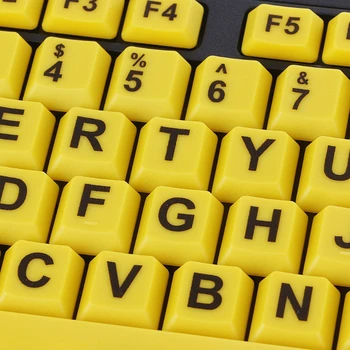 Pagyvenusiems žmonėms Mažos dovanos Ergonomiška vandeniui atspari klaviatūra nešiojamam kompiuteriui