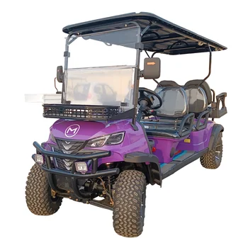 Patrauklus pasivažinėjimas lauko karnavalu 6 vietos 48/60/72V 4000/5000/7000W parduodamas mini elektrinis golfo automobilis