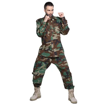 Pavasario rudens lauko vyrų antibraižinis kamufliažas uniformos vyriški taktiniai kariniai drabužiai marškiniai ilgomis rankovėmis kelnės kostiumo įranga