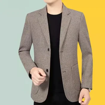 Pavasario rudens vyriški kostiuminiai paltai Laisvalaikio verslo striukės
