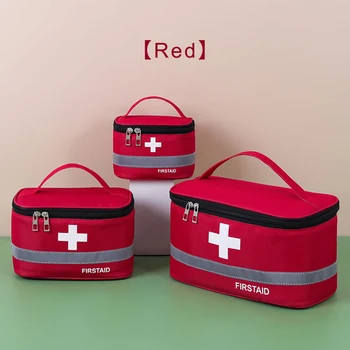 Pirmosios pagalbos rinkinio krepšys Neperšlampama rankena Vaistų krepšiai Medicininė dėžutė Kempingas Sportas lauke Išgyvenimo verslas