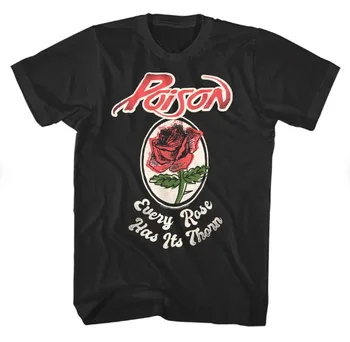 Poison Every Rose Marškinėliai Vyrai Unisex dovana gimtadienio proga ilgomis rankovėmis
