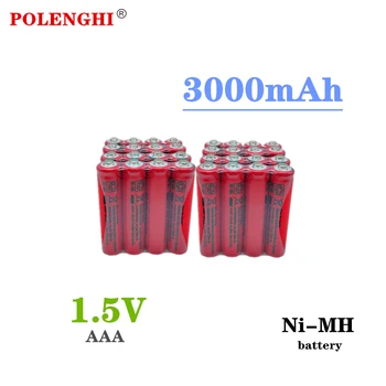 POLENGHI 2-40PCS 1.5V 3000mAh Ni-MH AAA iš anksto įkrauta baterija CMARA kompiuterio mikrofono žaislinis LED žibintuvėlis