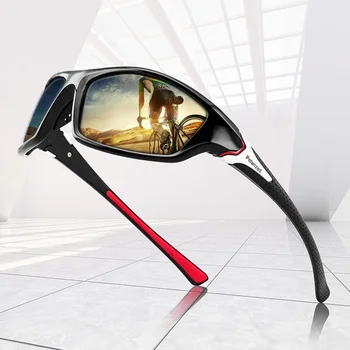 poliarizuotas vairavimas Akiniai nuo saulės Vyriški klasikiniai sportiniai akiniai jodinėjimui lauke Žvejybos išvykos Retro UV400 akiniai nuo saulės