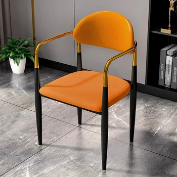 Prabangi virtuvė Valgomojo kėdė Modernus metalinis poilsio kambarys Biuro valgomojo kėdės Svetainės konferencija Sillas de Comedor dekoravimas
