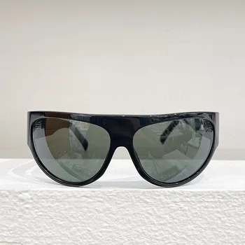 Prabangūs juostiniai akiniai nuo saulės Pritaikomi lęšiai moterims Aukštos kokybės mados stilius Rankų darbo acetato saulės akiniai