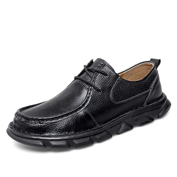 Prekės ženklas Natūralios odos vyriški laisvalaikio batai Lengvi verslo vyriški batai Patogūs vyriški vairavimo batai Vyriški kepuraitės Sportbačiai