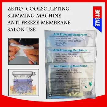 Priedai Dalys Antifrizo membranos Užšaldo riebalų padas Cryo Lipolysis Lieknėjimas Criolipolise Anti-Cooling Dydis 28X32 cm 100 vnt Lo