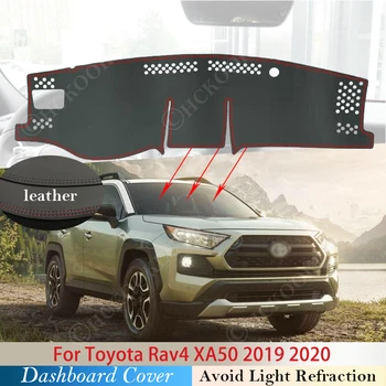 PU oda Toyota Rav4 XA50 2019 2020 RAV 4 XA 50 neslystančio kilimėlio prietaisų skydelio dangtelio kilimėlis 