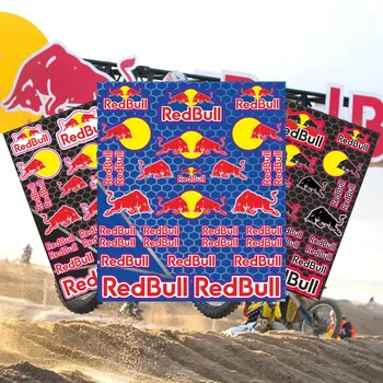 Racing Red Bull lipdukas Lipdukas Motociklų automobilių šalmų bako logotipų rinkinys