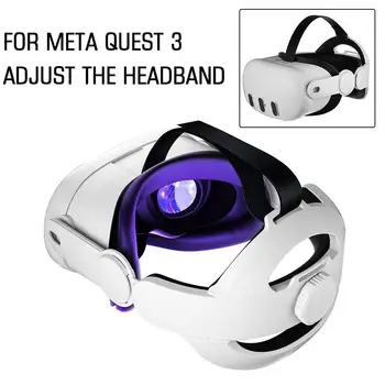 Reguliuojamas galvos dirželis Meta 3 atnaujinimams Elite Headband Alternatyvus galvos dirželis Oculus 3 VR priedams E5J7