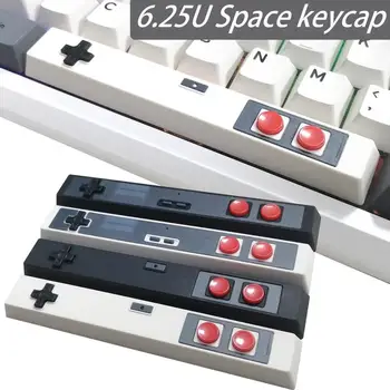 Retro žaidimų konsolė Personalizuota klaviatūra Space klavišų dangteliai, tinkami mechaninei klaviatūrai Super cool 6.25U aukščio klavišų dangteliai
