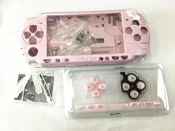 Rožinės ir violetinės spalvos viso korpuso apvalkalo dangtelio dėklas, skirtas PSP 2000 PSP200X serijos korpuso dėklui