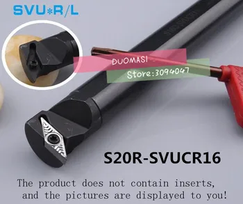 S20R-SVUCR16 20MM vidinių tekinimo įrankių gamykliniai lizdai, putos, gręžimo strypas, CNC įrankiai, tekinimo staklės