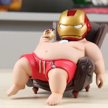 Sandėlyje Fat Iron Man Mk43 Anime Action Figure Model Art Žaislų kolekcija Ornamentas Šaunios dovanos Išgalvotas dekoras Dovana Chrismas dovana