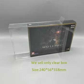 Skaidri PET dangtelio dėžutė PS5 PS4 HK versijai Wo Long Limited Edition Luxury Edition daiktadėžė