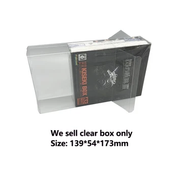 Skaidrus PET apsauginis dangtelis PS4 Eiyuu Densetsu Sen no Kiseki 3 žaidimų dėžutės laikymo dėžutė Surinkimo dėklas