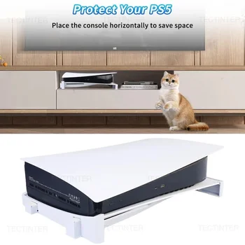 skirta PS5 konsolės diskams ir skaitmeniniams leidimams horizontalus aušinimo stovas PS5 laikiklio stovui, suderinamas su 