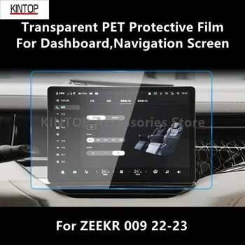 skirta ZEEKR 009 22-23 prietaisų skydelis, navigacijos ekranas skaidrus PET apsauginė plėvelė Plėvelės priedai