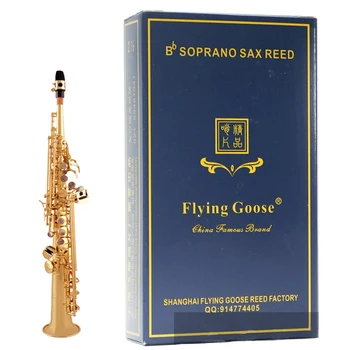 Skraidanti žąsis Bb Sopranas Sax Reed 2.5# arba 3# Stiprumas Soprano saksofonas Nendrių priedai Nemokamas pristatymas