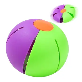 Skraidančios lėkštės kamuolys vaikams su spalvingomis šviesomis Kūrybiniai žaislai Skraidantis kamuolys Naujoviški kūrybiniai žaislai Lauko sporto kamuolys