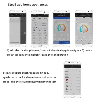 Smart App Control Mobilusis telefono nuotolinio valdymo pultas Belaidis infraraudonųjų spindulių prietaisų adapteris televizoriui TV dėžutė, C tipo sąsaja