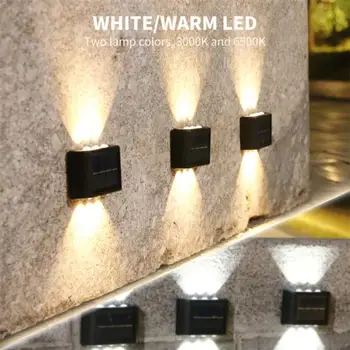 Smart Solar LED lauko šviesa vandeniui atsparios sodo dekoro lempos Sodo lauko saulės lempa Balkonas Kiemas Gatvės šviestuvas