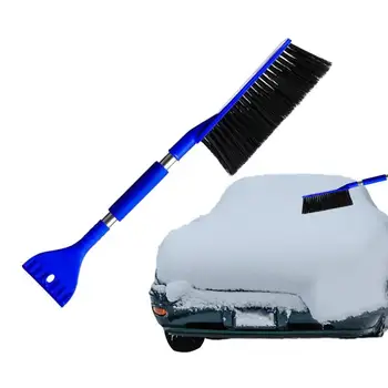 Sniego valymo įrankis Sniego valymo šepetys ir priekinio stiklo sniego šepetys su ergonomiška putplasčio rankena Daugiafunkcinis sniego valiklis ir sniegas