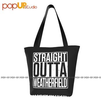 Straight Outta Weatherfield Ladies rankinės Nešiojamas pirkinių krepšys Aukšta kokybė