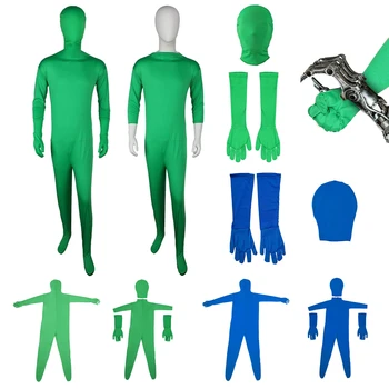 Stretchy Body Green Screen Photography Aksesuarų kostiumas Patogus tvirtas prigludimas nematomam 