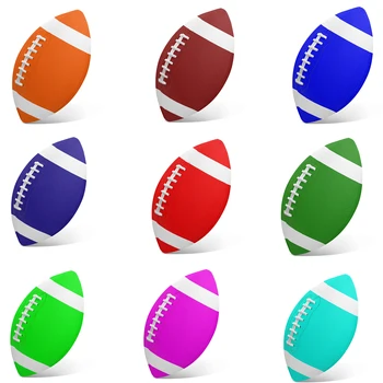 Suaugusiųjų jaunimo sportinio kamuolio treniruočių žaidimas Pasirinktinis raštas Spalva Regbio kamuolio spalva Amerikos futbolo regbio neslystanti odinė guma