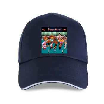 Sun hat Mike Tysons Punch Out Retro Games Mens Black Beisbolo kepuraitė Dydis nuo S iki 3XL