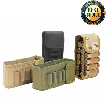 Tactical 16 Round Ammunition Holder 12G Shotgun Molle Bag Magazine Refresh Bullet Combat Bag Hunting Shooting Shell Shell Bag