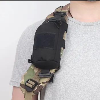 Tactical Shoulder Strap Sundries Pouch Molle Key Flashlight Pack EDC įrankių krepšys medžioklei lauke
