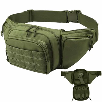 Taktinis juosmens paketas Nailono medžioklės maišelis lauke Sportinis laipiojimas Žygio diržo krepšys Armija Karinis CS Airsoft dažasvydžio koviniai krepšiai