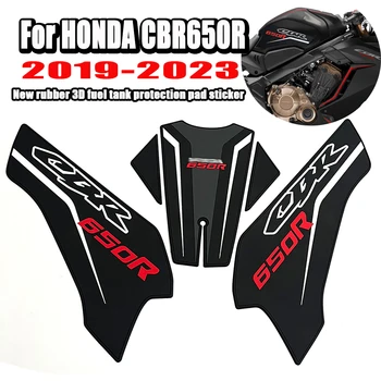 Tank Grip Pads for HONDA CBR650R CBR 650R 2019 2020 2021 2022 2023 Motociklas Naujas guminis 3D apsaugos lipdukas Tank Tractio Pad
