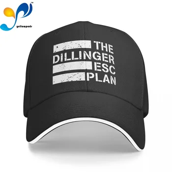 The Dillinger Escape Plan Band Logo Baseball Hat Unisex Reguliuojamos beisbolo kepuraitės Kepurės vyrams ir moterims