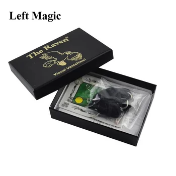 The Raven Magic Tricks Gimmick Props Great Visual Vanishing Coin Magie Close-Up Street Professional Magia Products Toys Magician