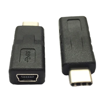 Tinka Apple 12 colių Macbook Usb3.1 C tipo vyriškas į 5Pin mini USB lizdinis adapteris jungtis USB C vyriškas mini USB vidinis adapteris