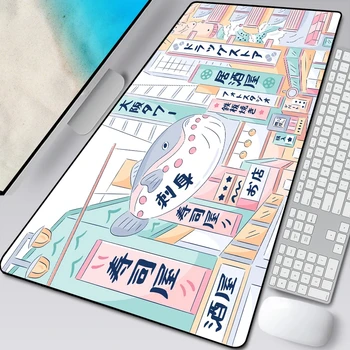 TokyoTori Mouse Pad Plus Size Gaming MousePads Stalo kilimėlis Didelio dydžio vandeniui atsparus neslystantis guminis pagrindas ir patvarus kilimėlis kompiuteriui