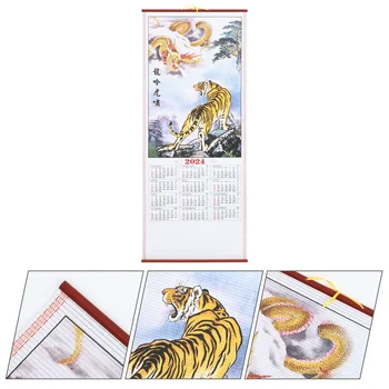 Tradicinis kinų kalendorius Slinktis Kabantis kalendorius Kabantis kalendorius Drakono kalendoriaus metai Biuro imitacija Bambukas