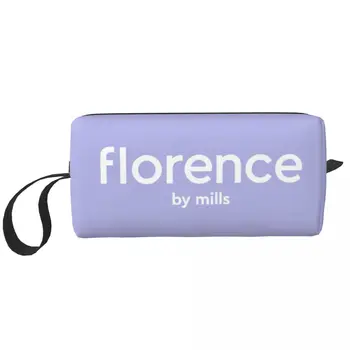 Travel Florence By Mills Tualeto reikmenų krepšys Mielas makiažas Kosmetikos organizatorius Moterys Grožio saugykla Dopp Kit Box
