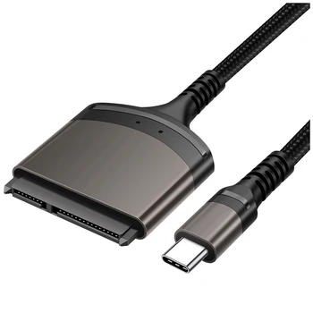 TYPE-C į SATA 3.0 kabelis 2.5Inch išorinis SSD HDD adapterio kabelis Kietasis diskas 22 Pin Sata III Skirta kompiuteriui