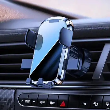 Universal Air Vent automobilinis telefono laikiklis Reguliuojamas 360 laipsnių sukimasis Universali navigacija Telefono laikiklis Laikiklis Metalinis kablys