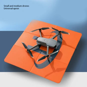 Universal Drone Landing Pad Double-Side Fast-Foldable Helipad Aircraft Accessory Waterproof PU odinis parkavimo prijuostė- 50cm/65cm